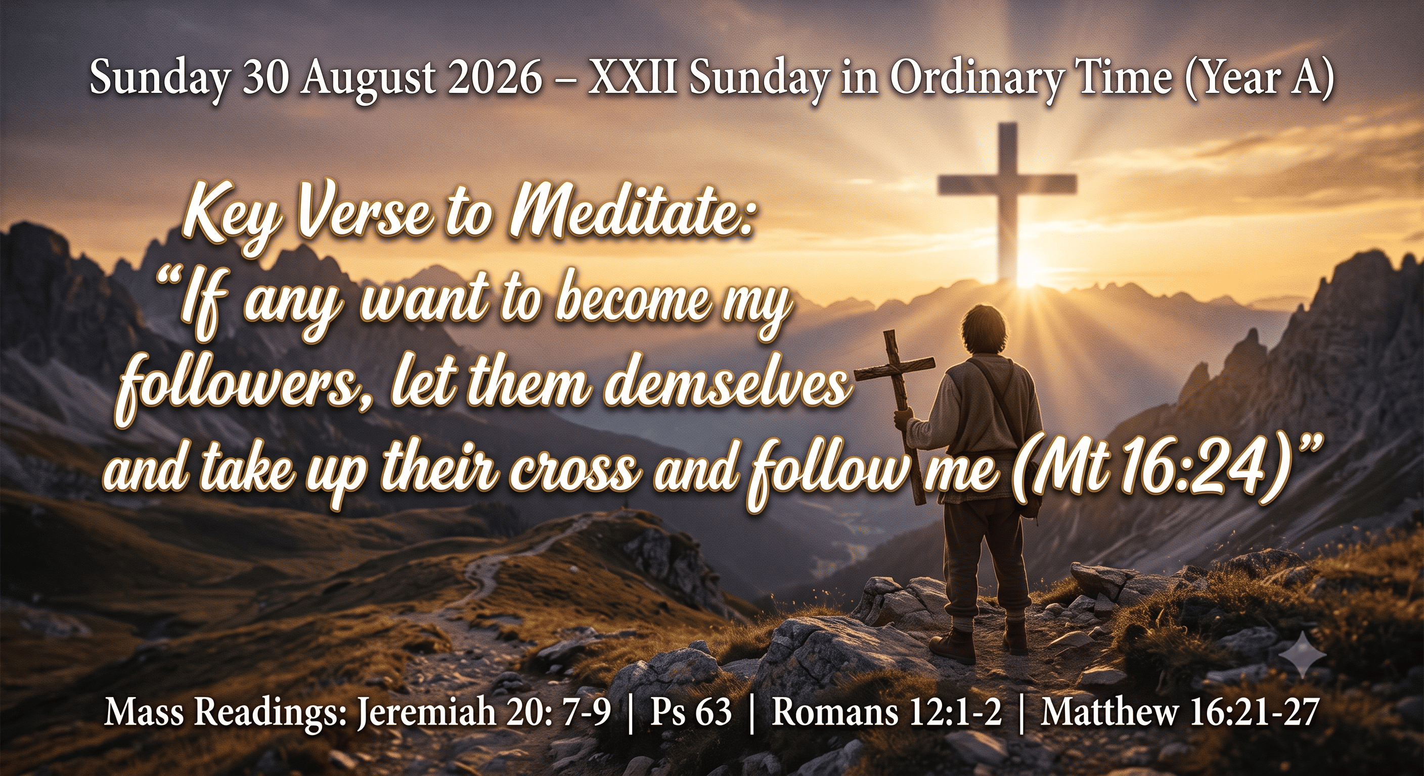 22nd Sunday in Ordinary Time