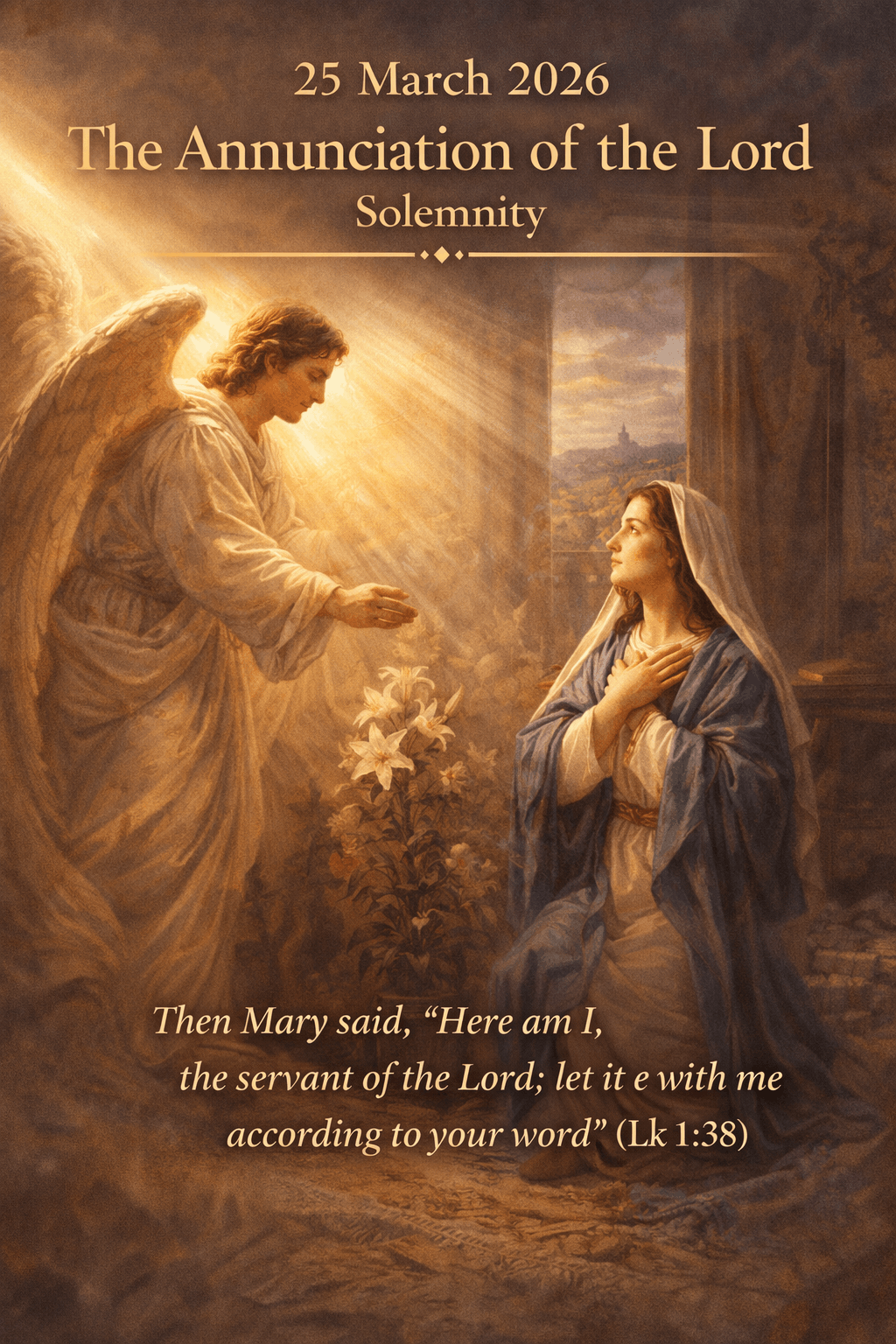 The Annunciation of the Lord (Solemnity)