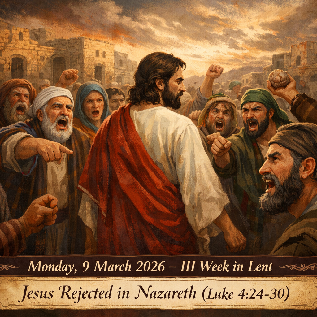 Sermon for Monday of the Third Week in Lent