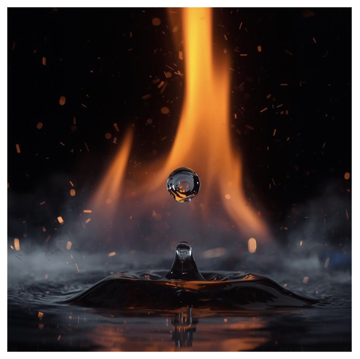 A Drop of Water in the Fire