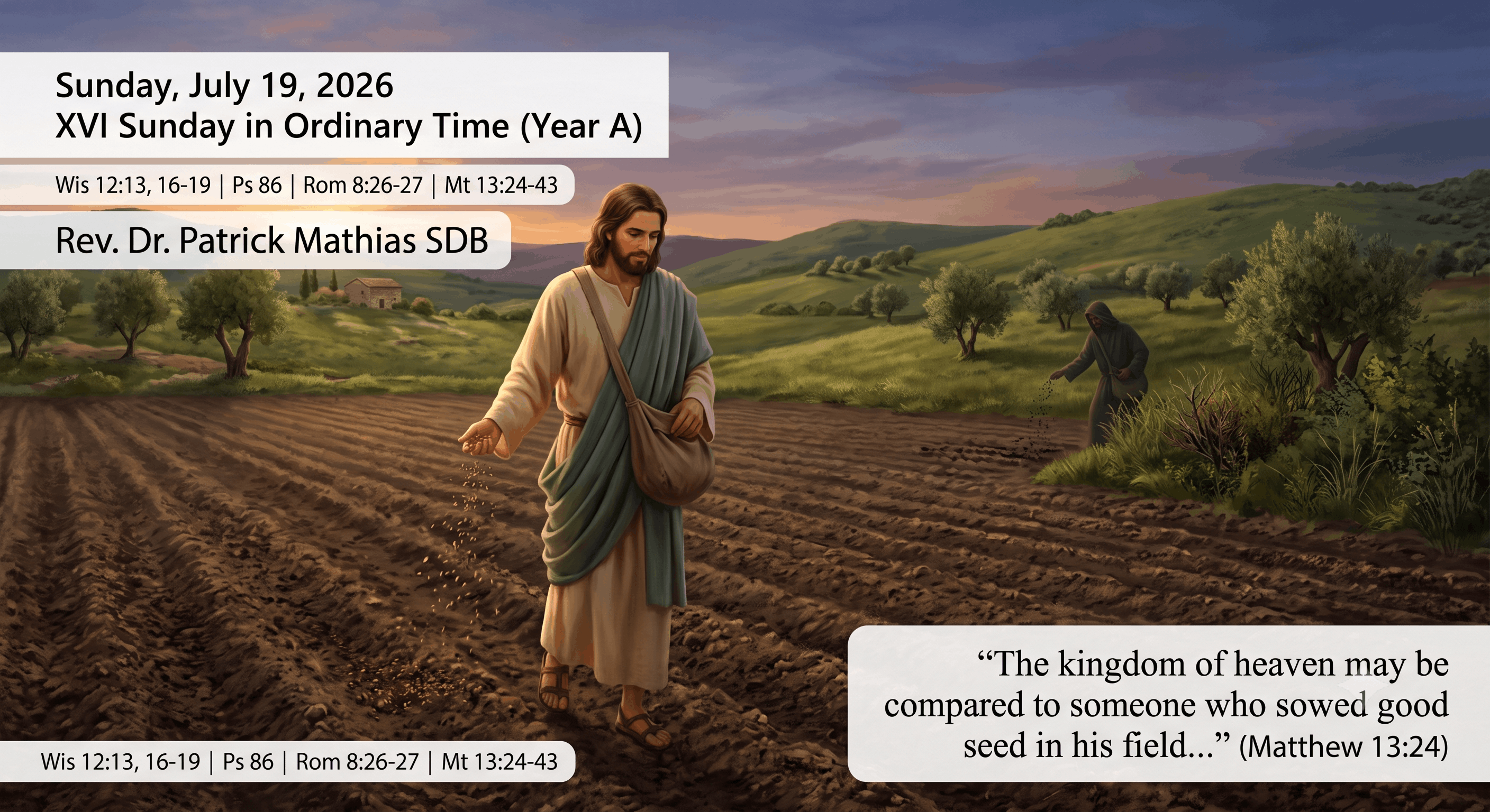 16th Sunday in Ordinary Time