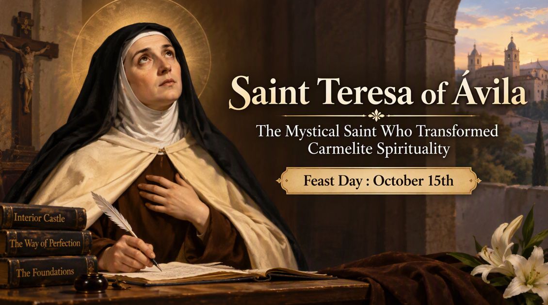 Saint Teresa of Ávila: The Mystical Saint Who Transformed Carmelite Spirituality