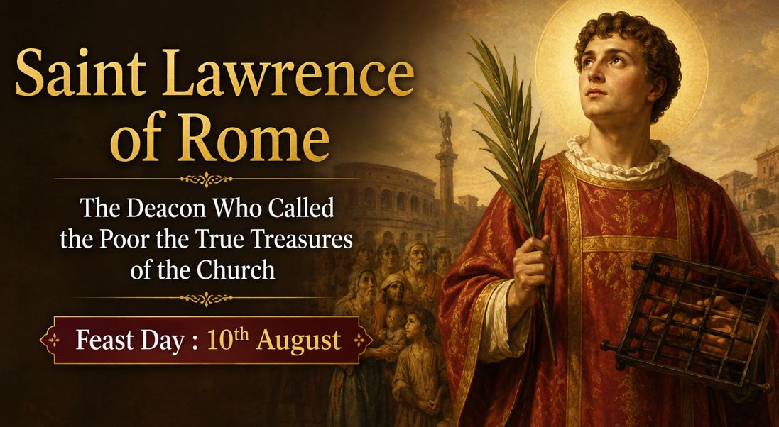 Saint Lawrence of Rome: The Deacon Who Called the Poor the True Treasures of the Church