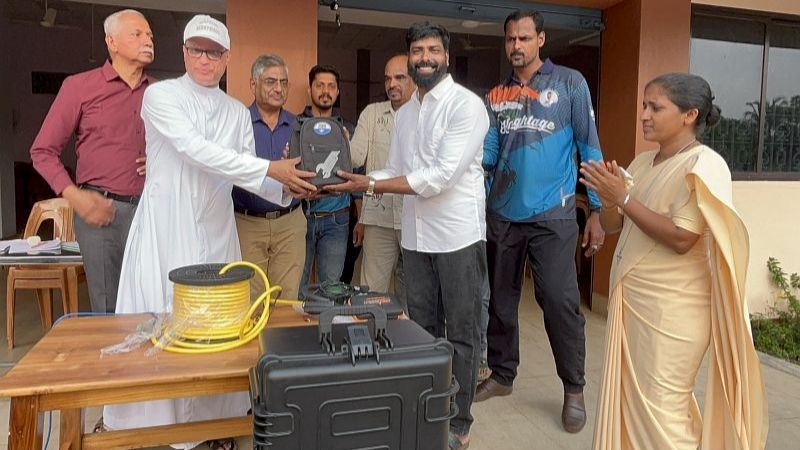 Charity Trust Equips Rescue Diver Eshwar Malpe with Underwater Communication Device