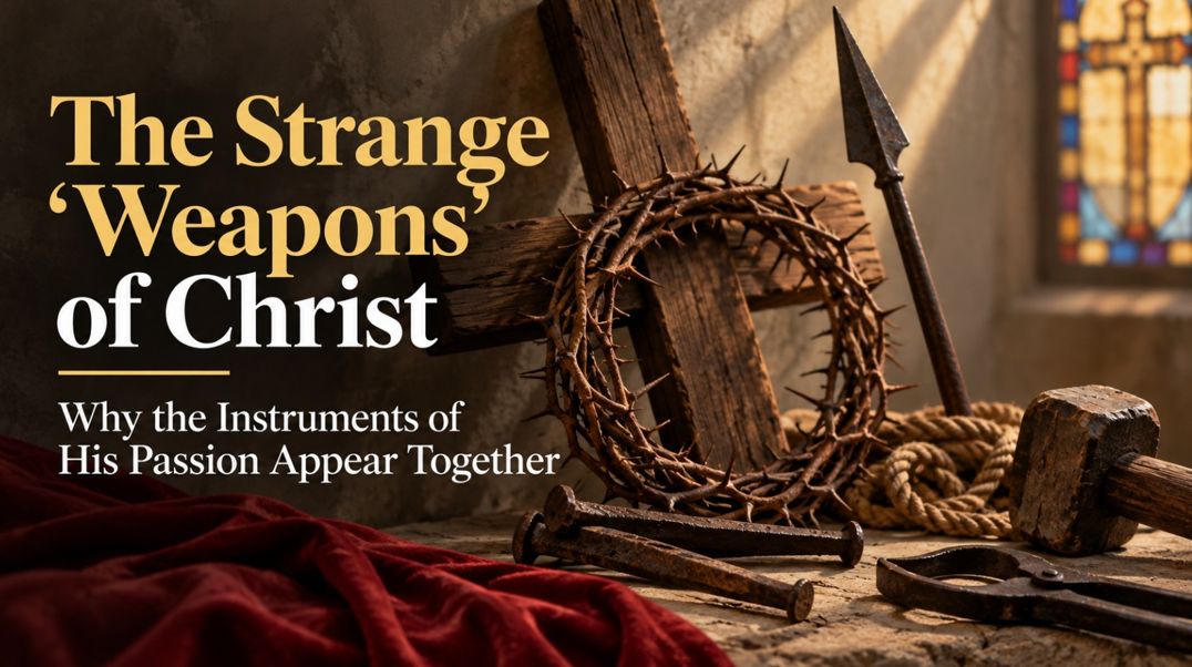 The Strange ‘Weapons’ of Christ: Why the Instruments of His Passion Appear Together