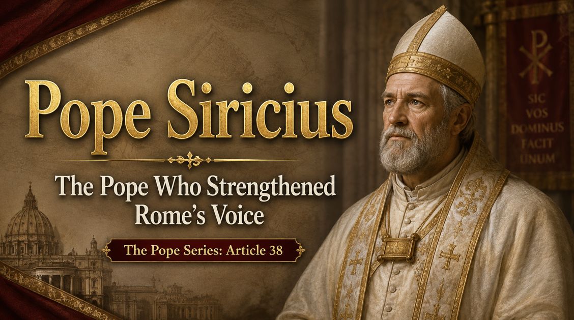Pope Siricius: The Pope Who Strengthened Rome’s Voice (The Pope Series: Article 38)