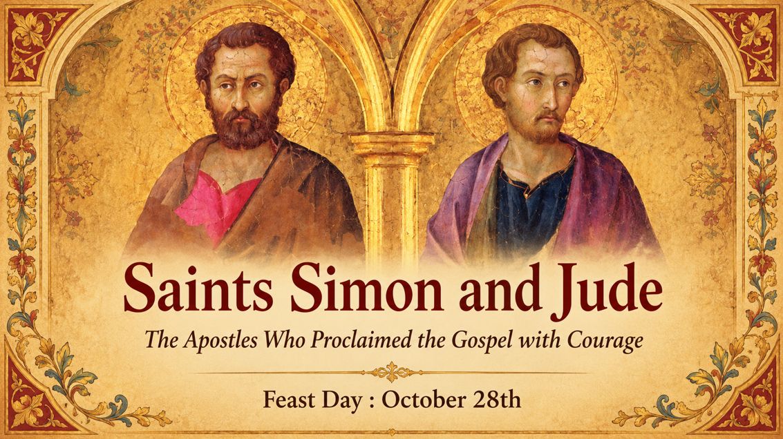 Saints Simon and Jude: The Apostles Who Proclaimed the Gospel with Courage