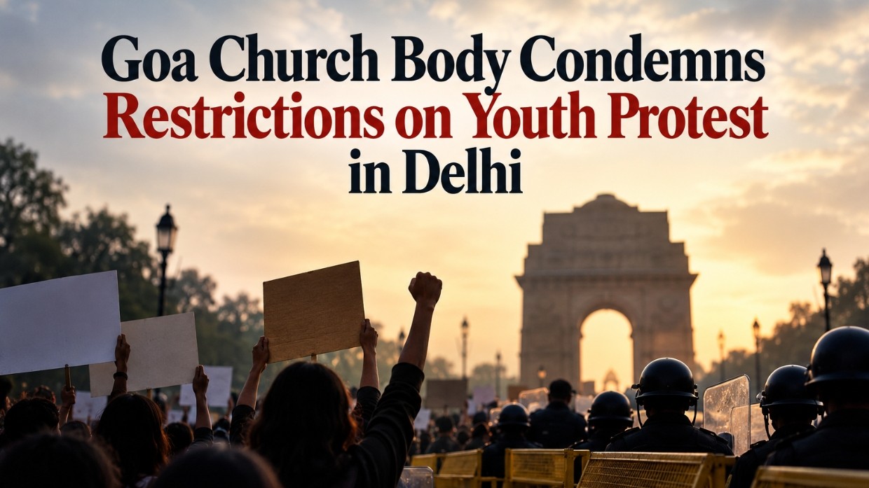 Goa Church Body Condemns Restrictions on Youth Protest in Delhi