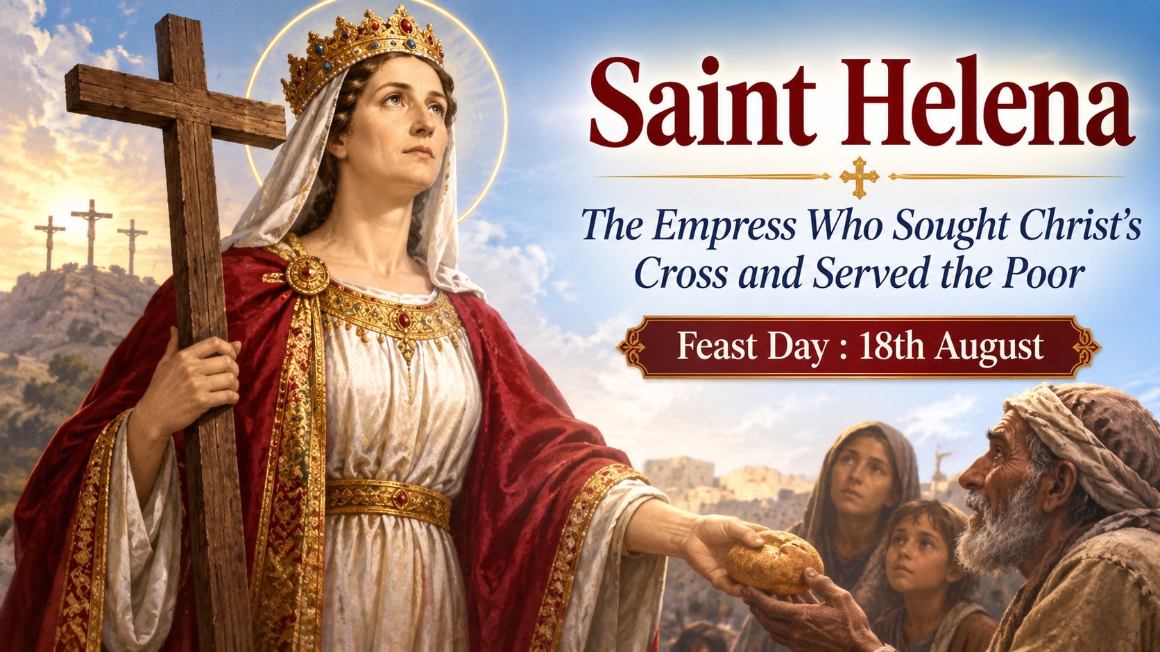 Saint Helena: The Empress Who Sought Christ’s Cross and Served the Poor