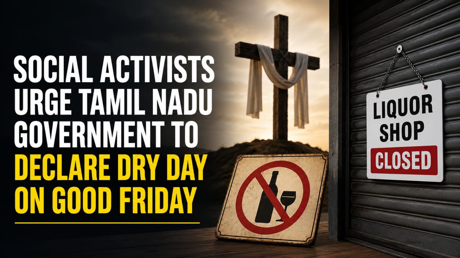 Social Activists Urge Tamil Nadu Government to Declare Dry Day on Good Friday
