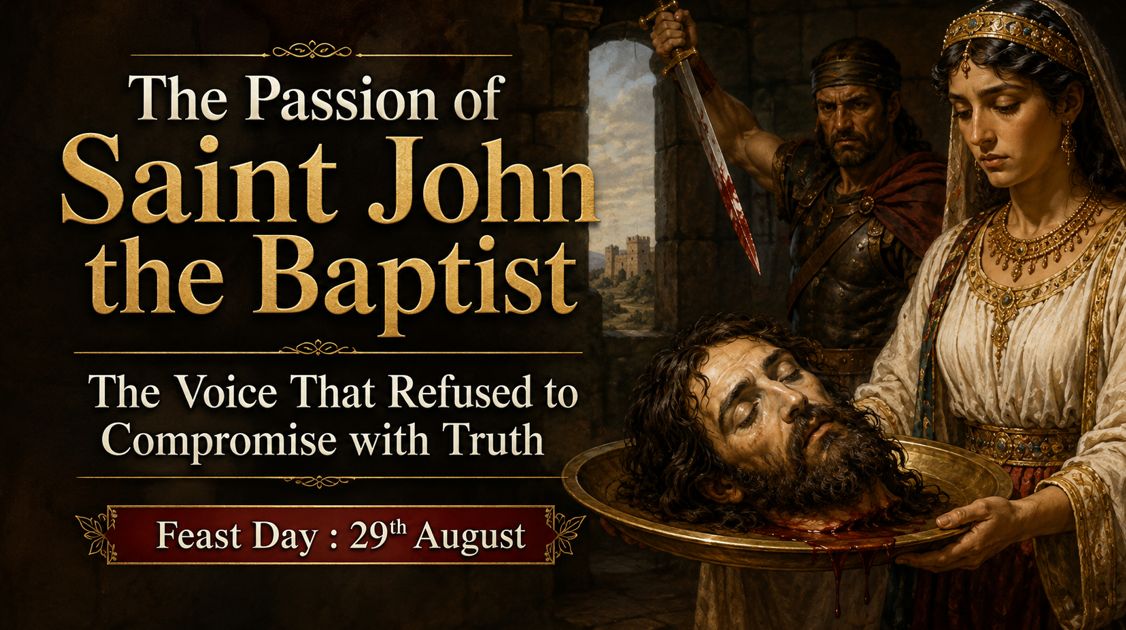 The Passion of Saint John the Baptist: The Voice That Refused to Compromise with Truth