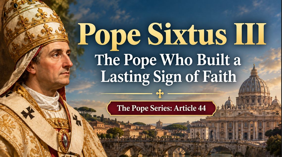 Pope Sixtus III: The Pope Who Built a Lasting Sign of Faith (The Pope Series: Article 44)